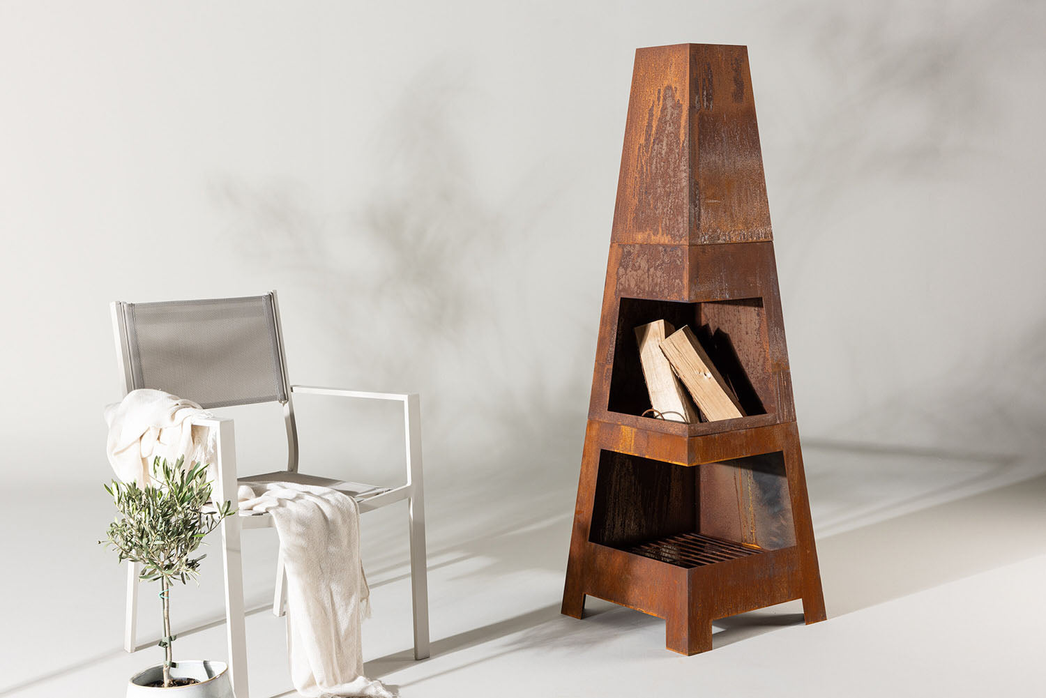 Rebellenclub Julep Tuinhaard - 50 x 50cm - Roest