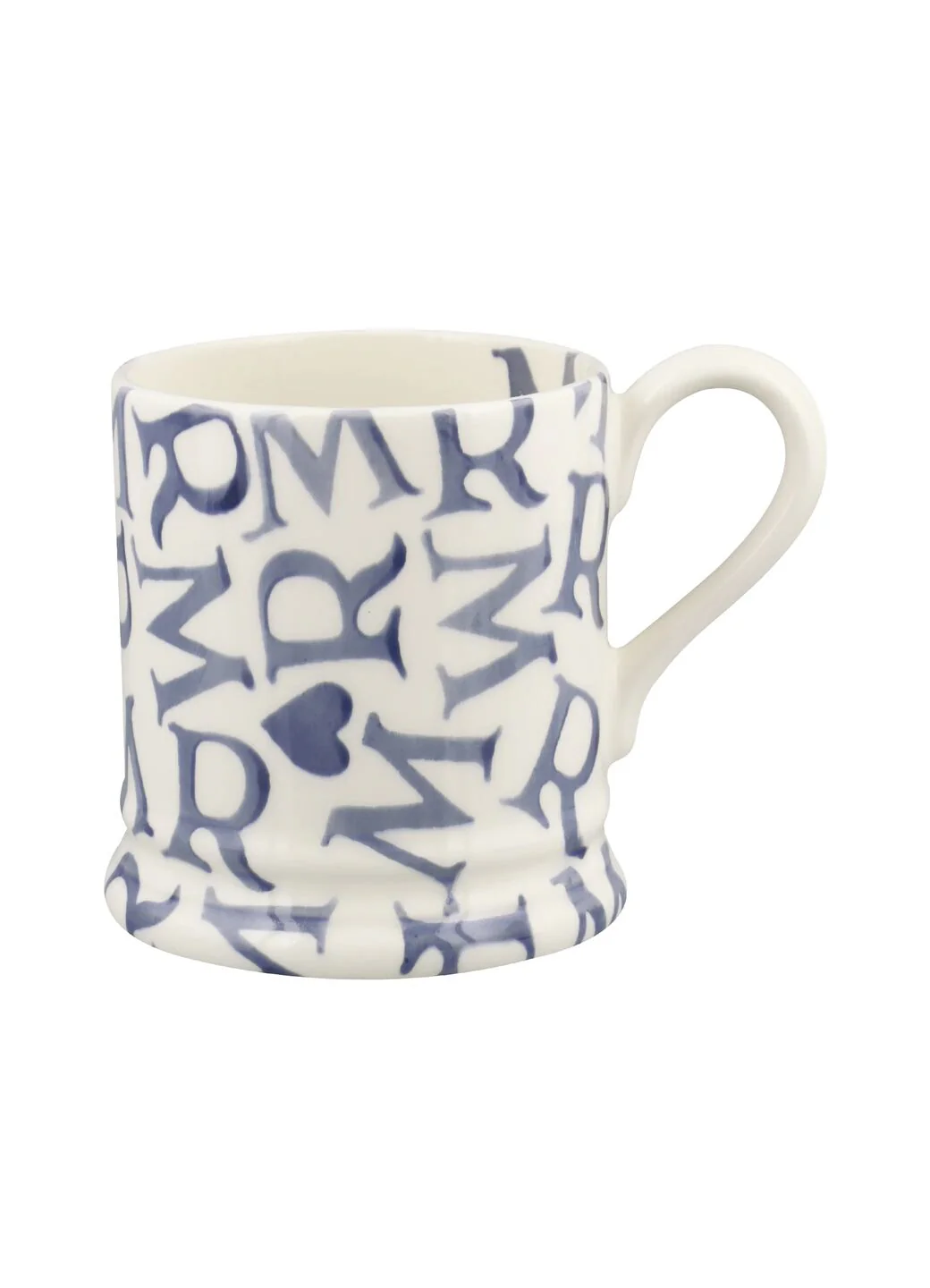 M.R Blue 1/2 Pint Mug