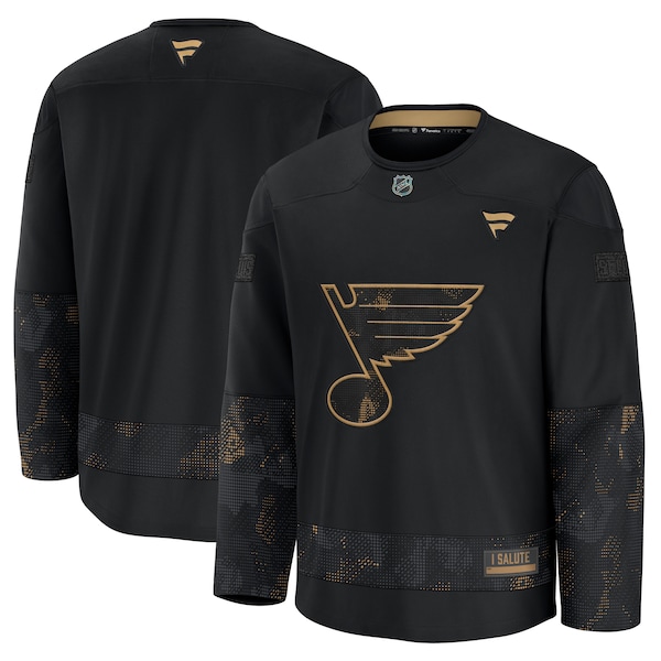 St. Louis Blues  2024 Military Appreciation Practice Jersey - Black