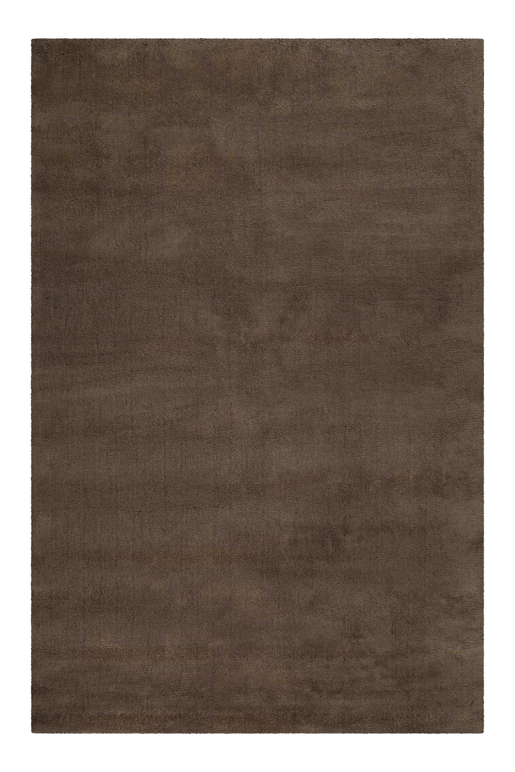 GREENWOOD RUG - Tapis à poil court pure laine vierge marron 170x240