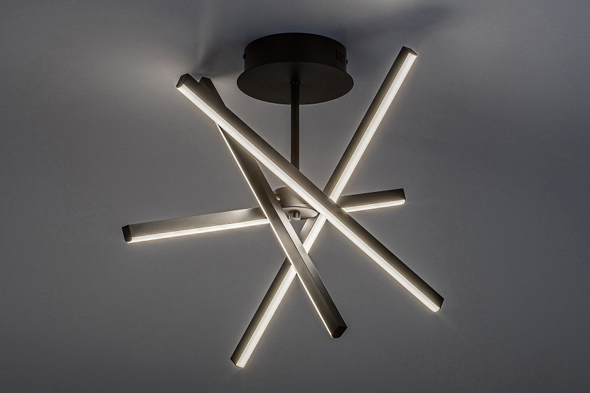 Lampa sufitowa MATILDE czarno-biała LED 1x30W Neutralna biel 1200lm Rabalux