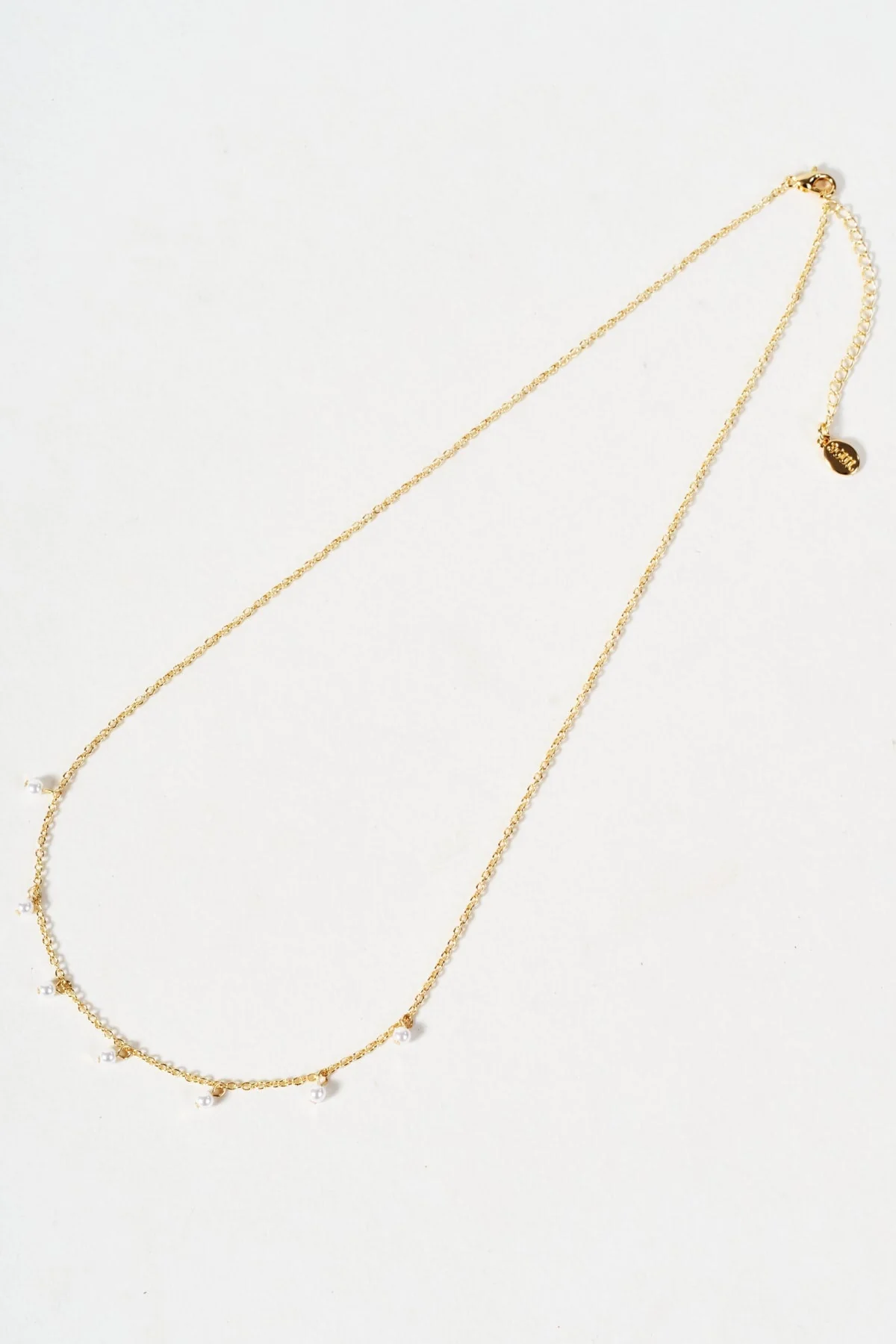 Faux Pearl Beaded Necklace