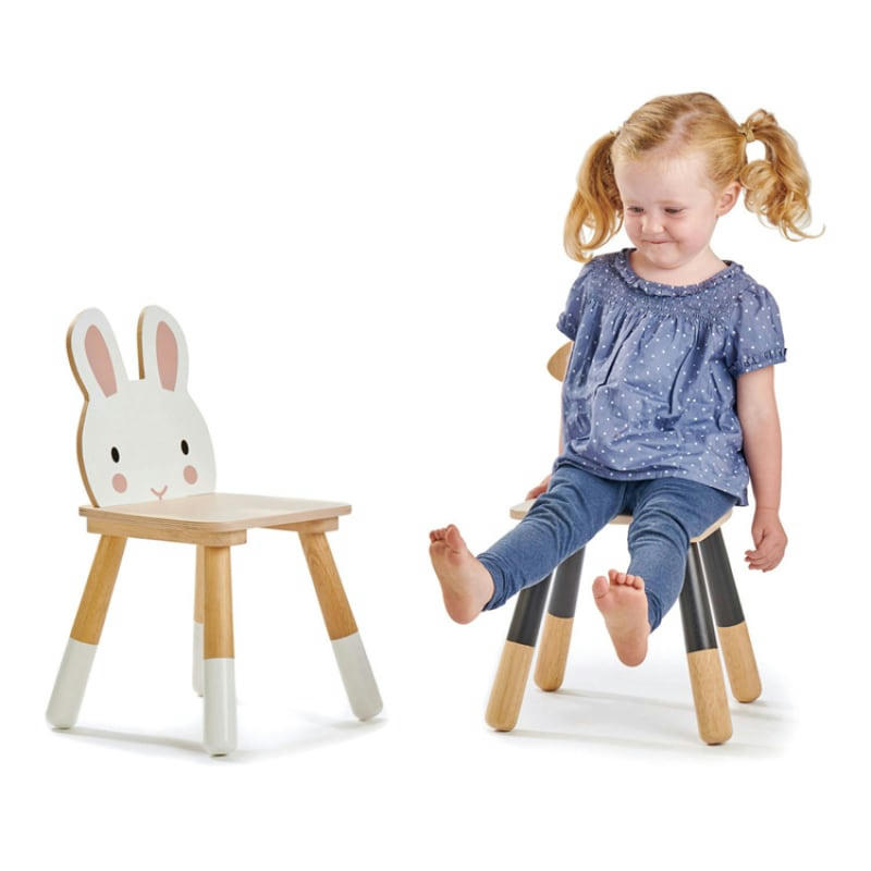 - Chaise enfant lapin en bois