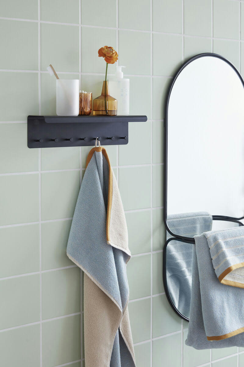 CARRY - Miroir en métal noir H102