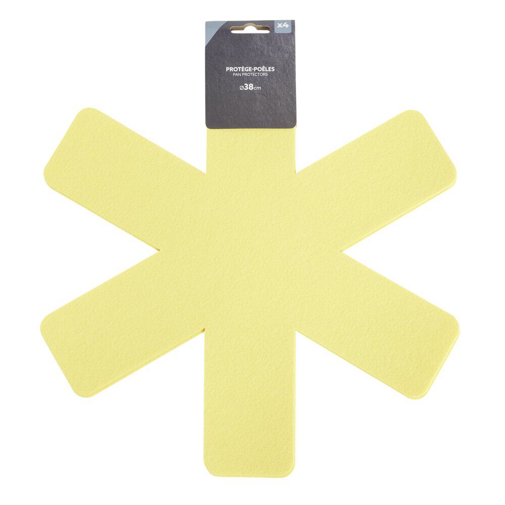 Protège poêle x4 feutrine Ø38cm (4 modèles)