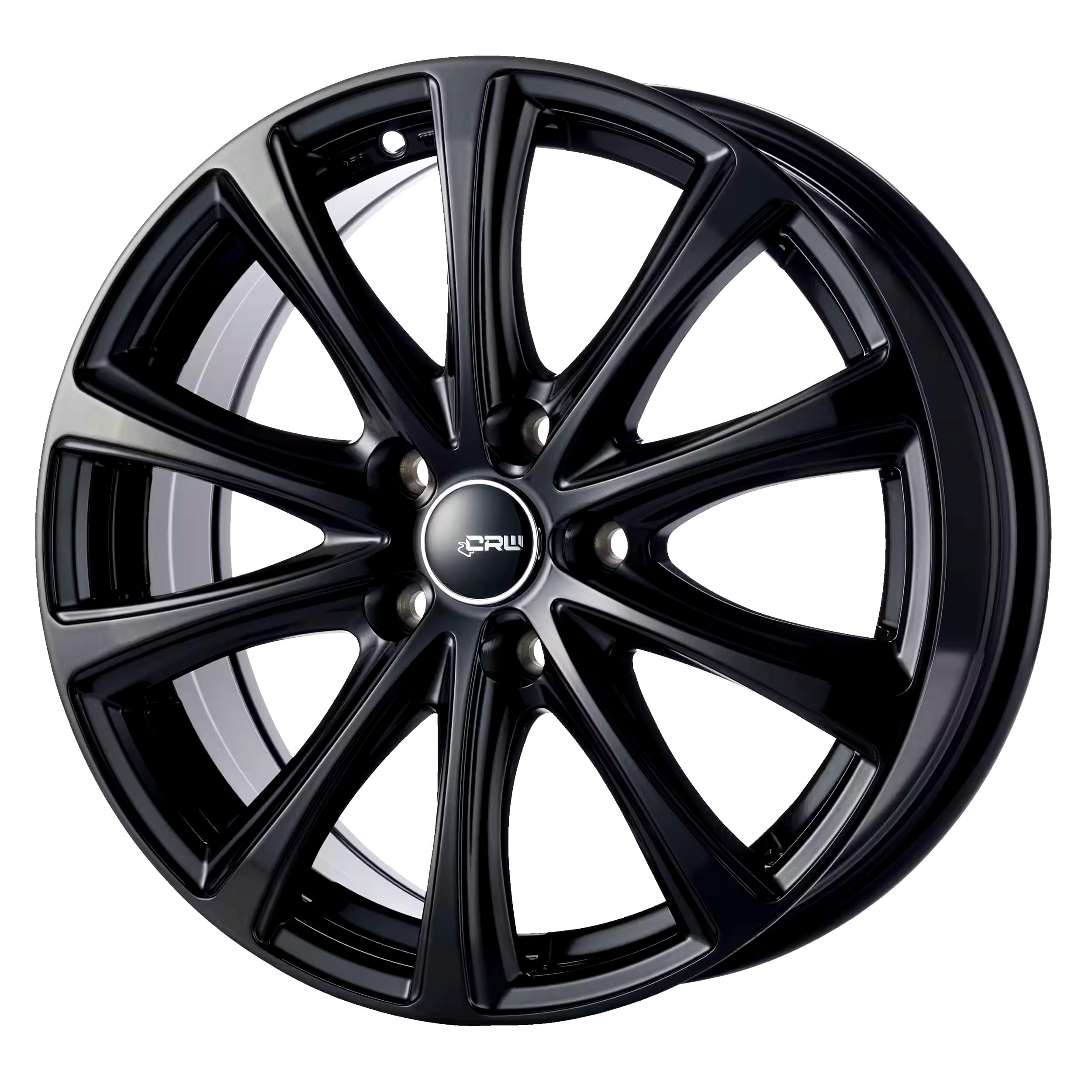 CRW GT2 Alloy Wheel/Rim for Passenger & CUV, Satin Black