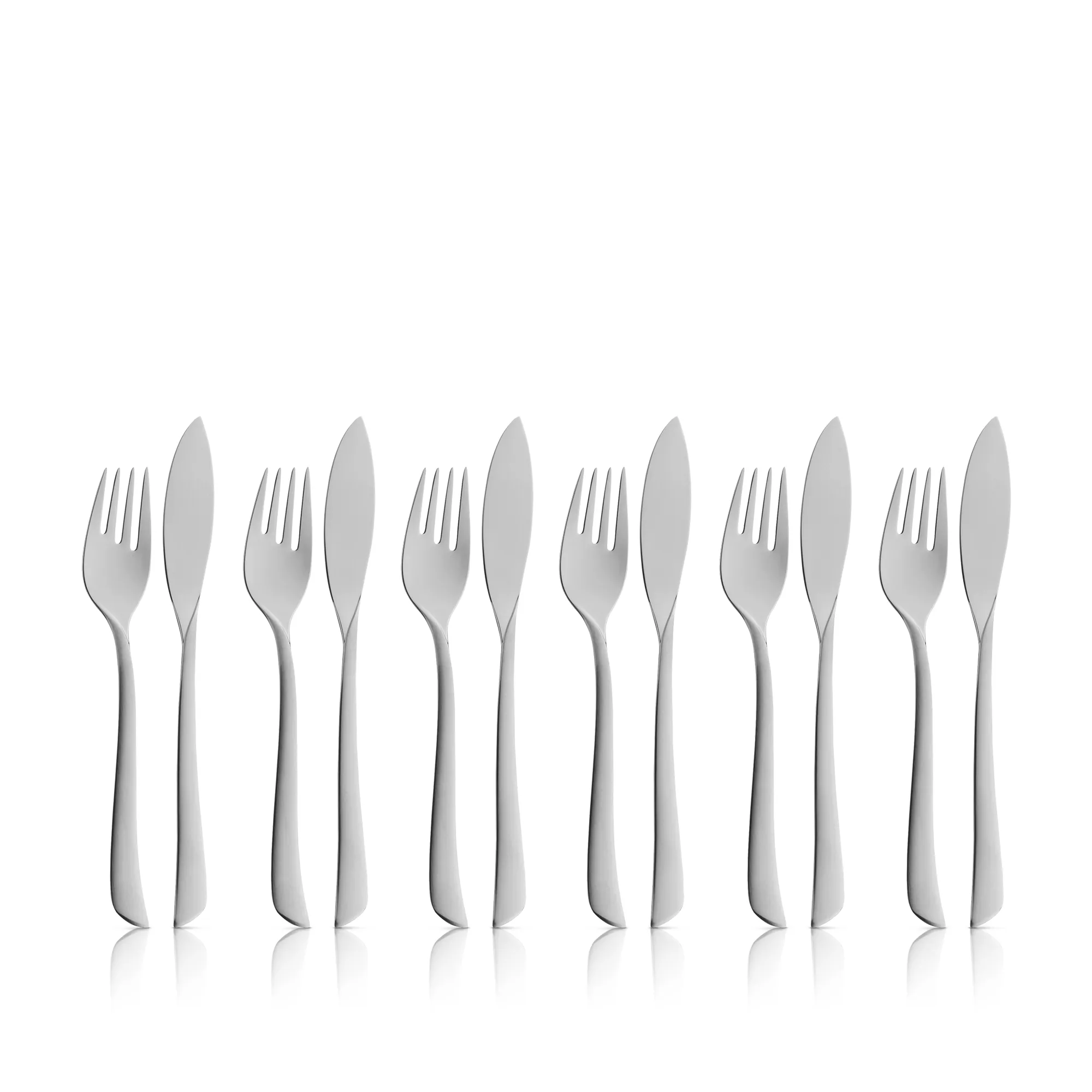 Fish Cutlery Set Virginia, Cromargan protect®, 12-piece