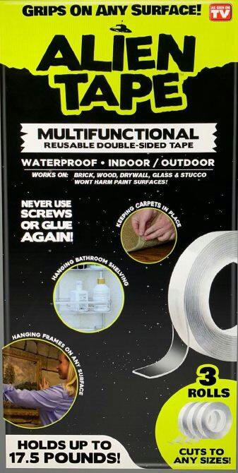 As Seen On TV Reusable & Double-Sided Alien Tape
