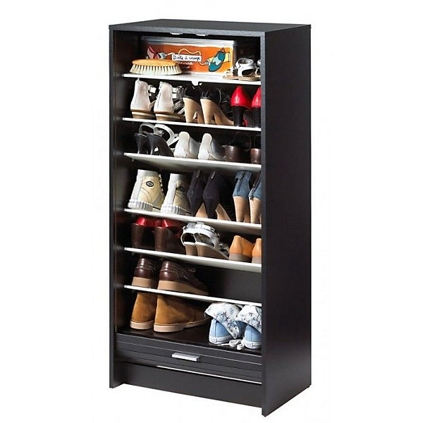 Meuble à chaussures SIMMOB Mont Cervin 653 noir 7 tablettes