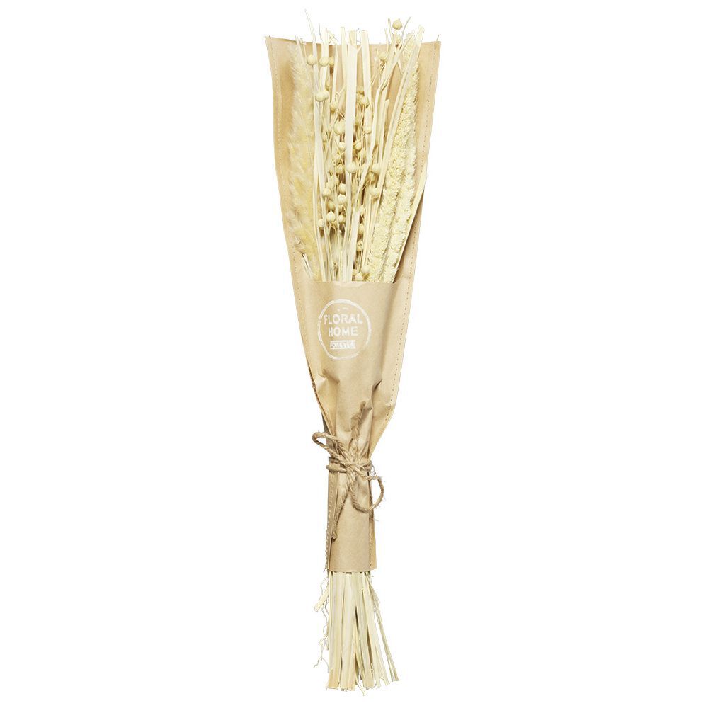 Bouquet paille et fleurs séchéeS H45 cm