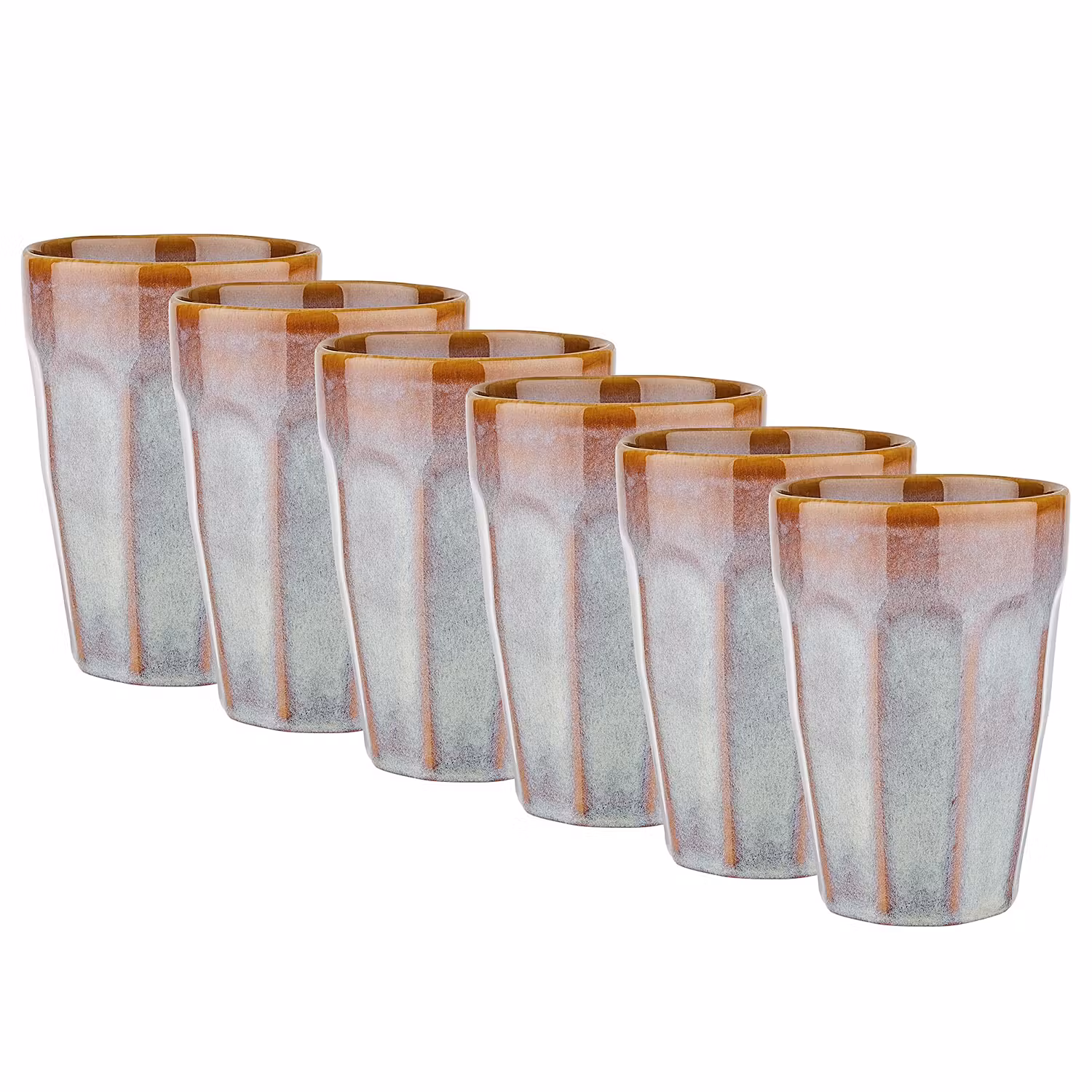 BERGAMO Latte Macchiato Tasse 6er-Set