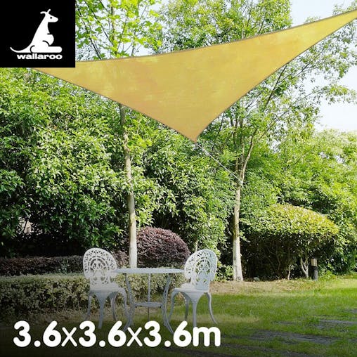 NNEDPE Wallaroo Triangular sail: 3.6 x 3.6 x 3.6m - Sand