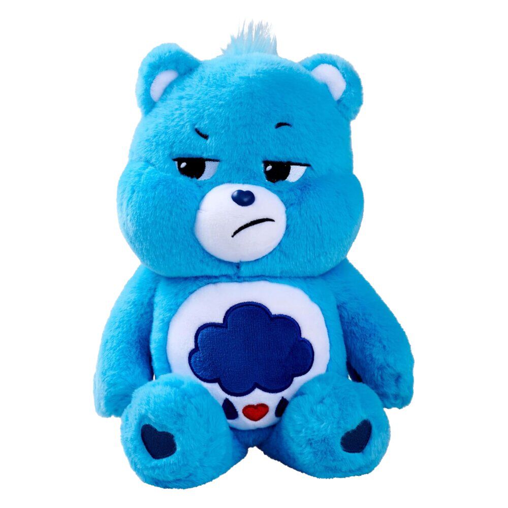 Peluche Bisounours assis multicolores 28x26xH35cm (6 modèles)