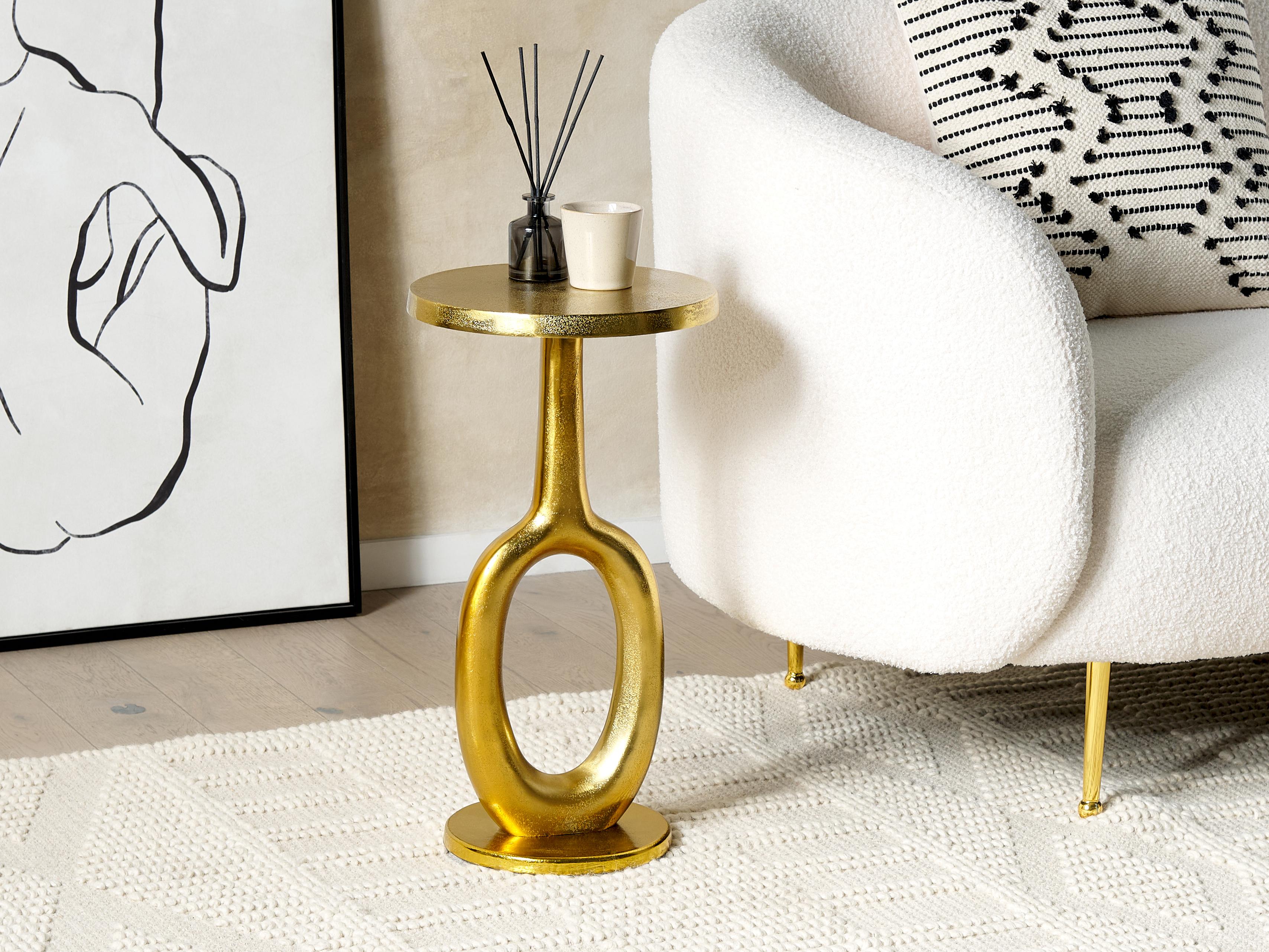 Side Table APITI Metal Gold