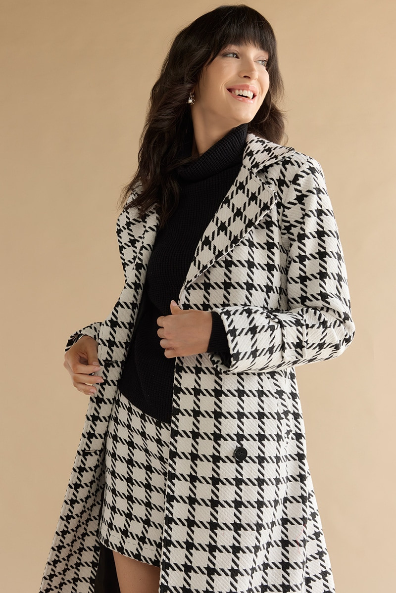 Teagan Long Tweed Coat