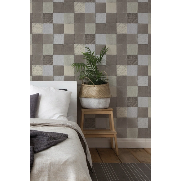 Vliestapete »New Walls«, 1 Tapetenrolle, Motiv: Fliesen, Versetzter Ansatz