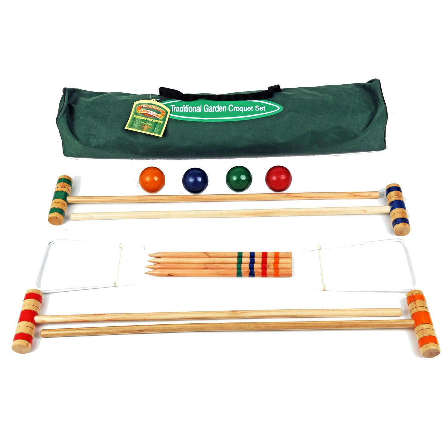 - Set de croquet familial en bois