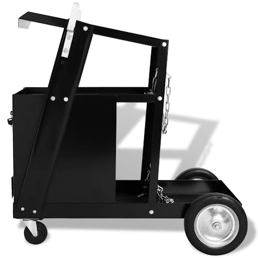 NNEVL Welding Cart with 4 Drawers Black