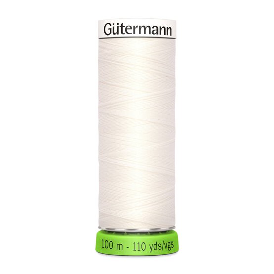 Gutermann Ivory Sew All Recycled rPET Thread 100m (111)