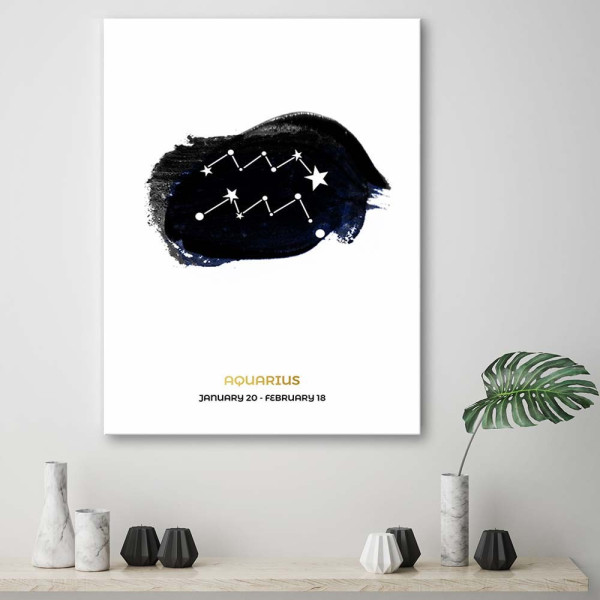 Feeby Obraz na płótnie Znak zodiaku Wodnik 40x60