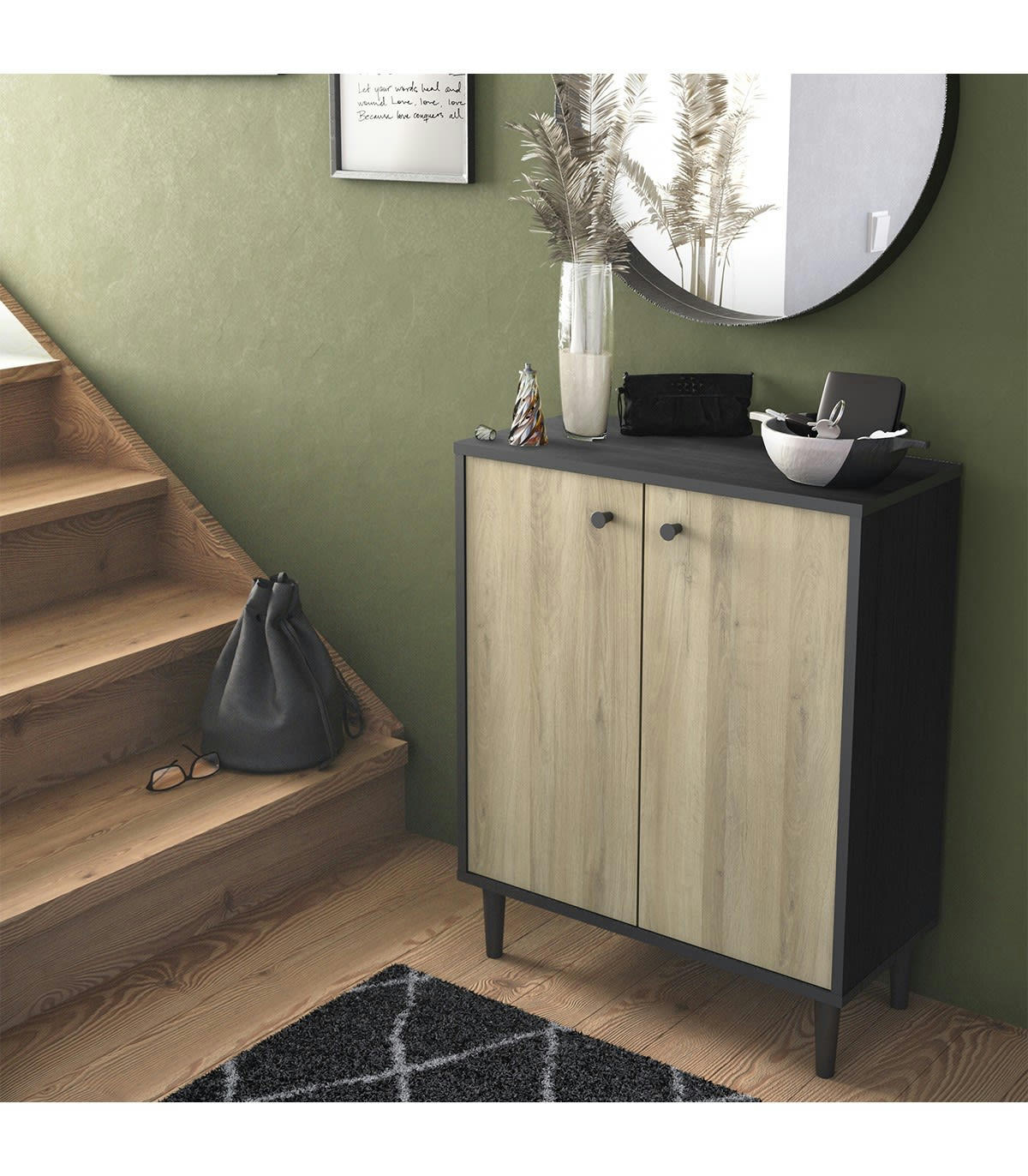 ARTY - Petit Buffet 2 Portes L61cm