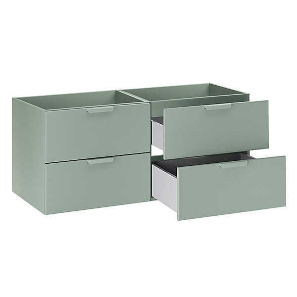 Meuble sous-vasque 120cm Oria Vert mat