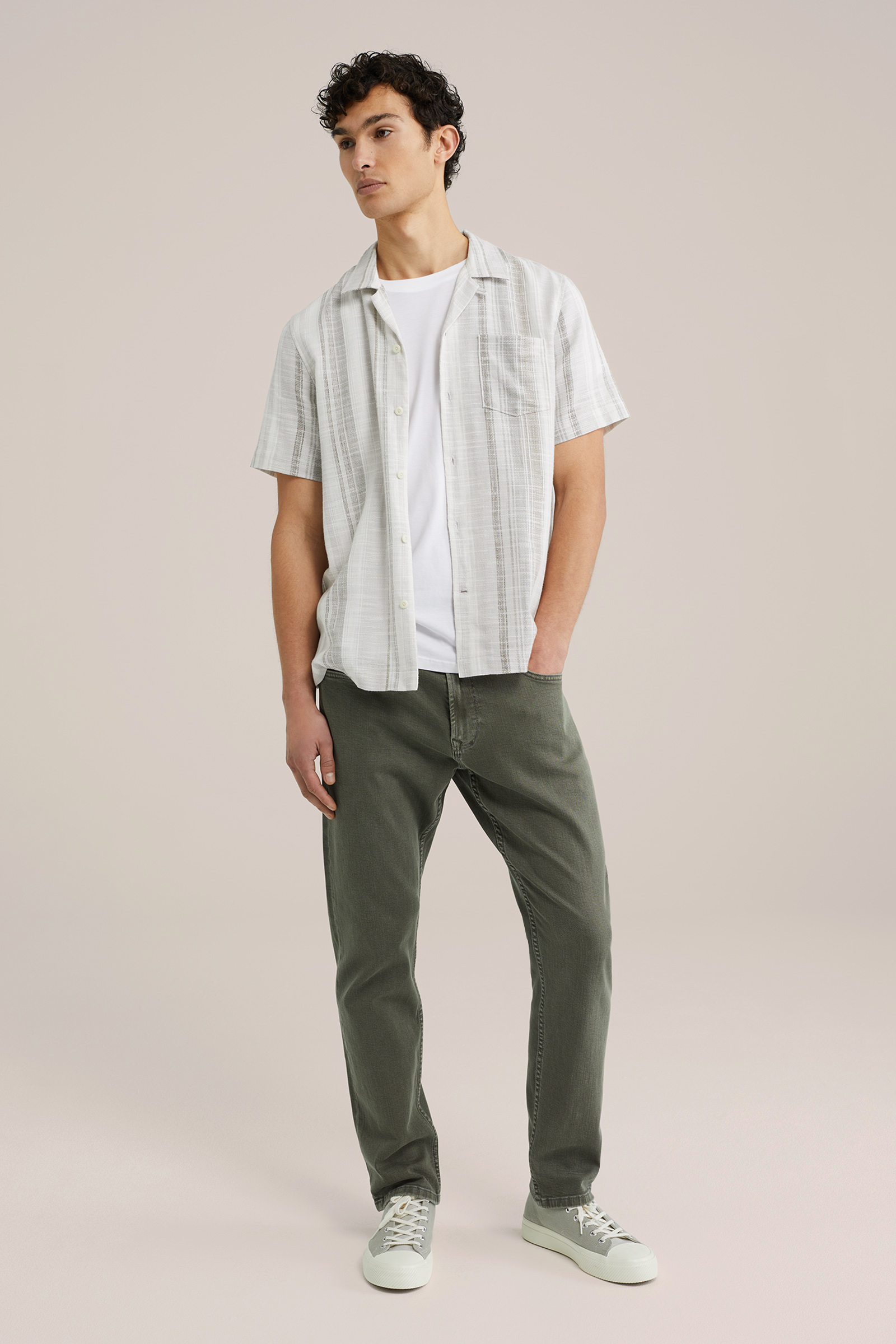 Heren Regular fit overhemd met print