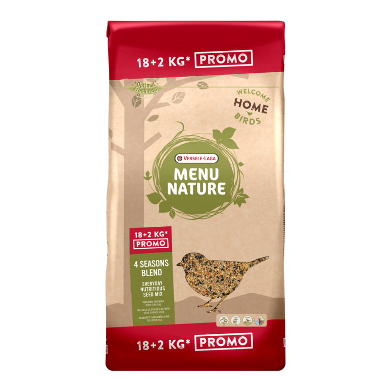 Mélange de graines pour oiseau 4 Saisons 18 kg   2 kg gratuit