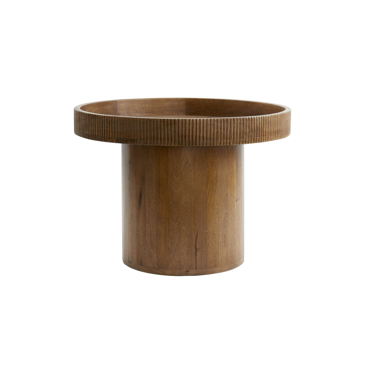 Light & Living bijzettafel Kalomo - bruin - Ø60cm