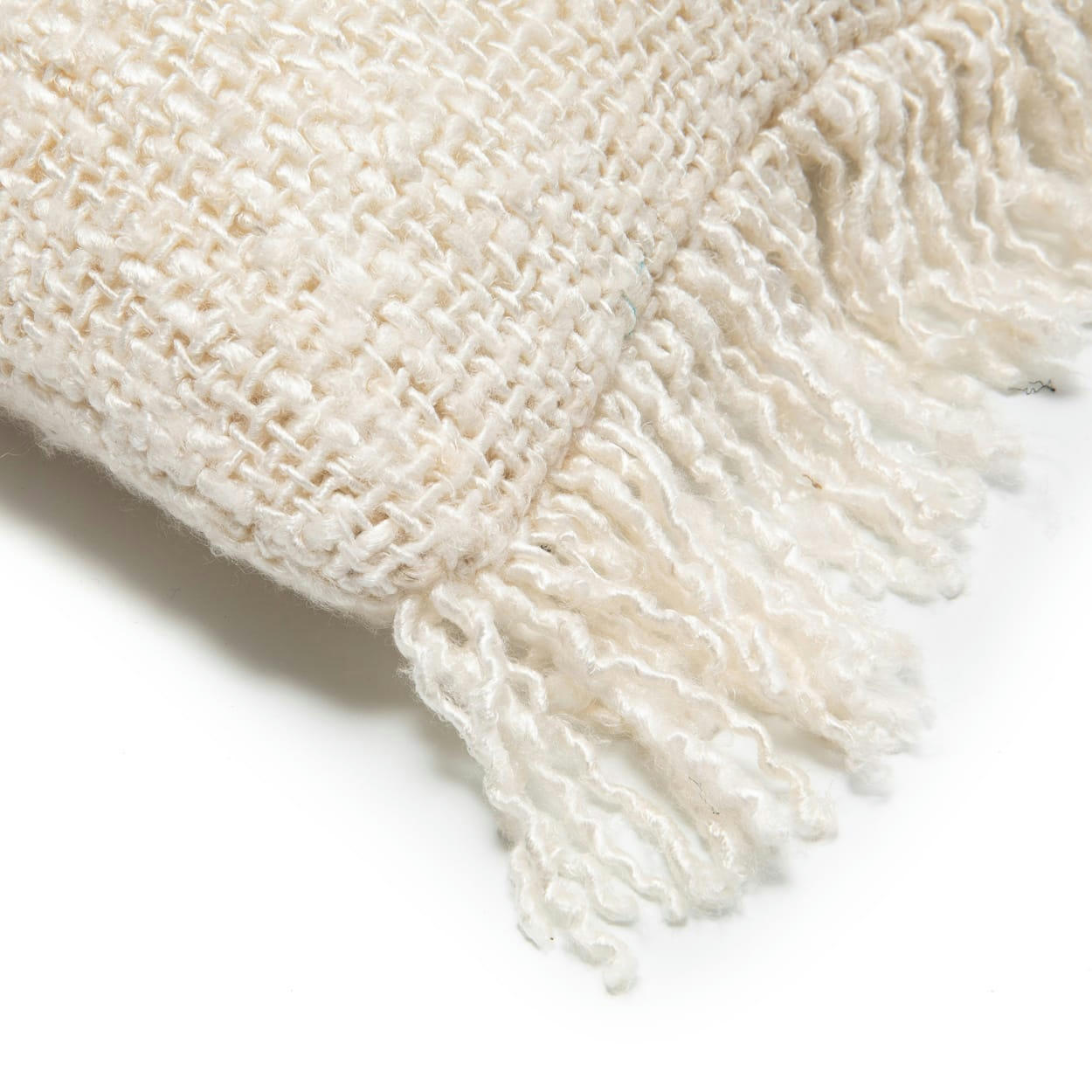 OH MY GEE - Coussin en coton crème 30x50