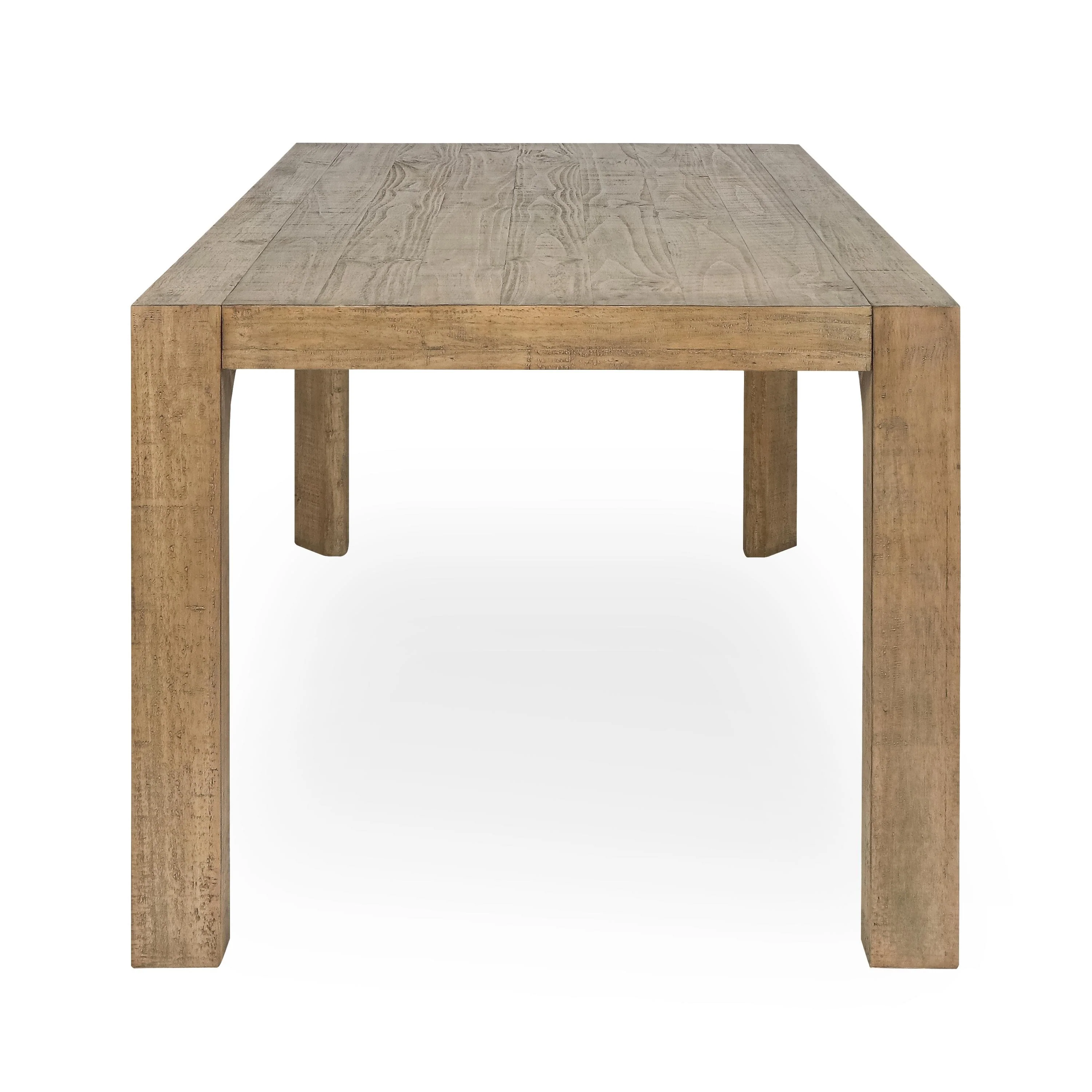 Classic Home Crest 78 Reclaimed Pine Wood Dining Table in Natural