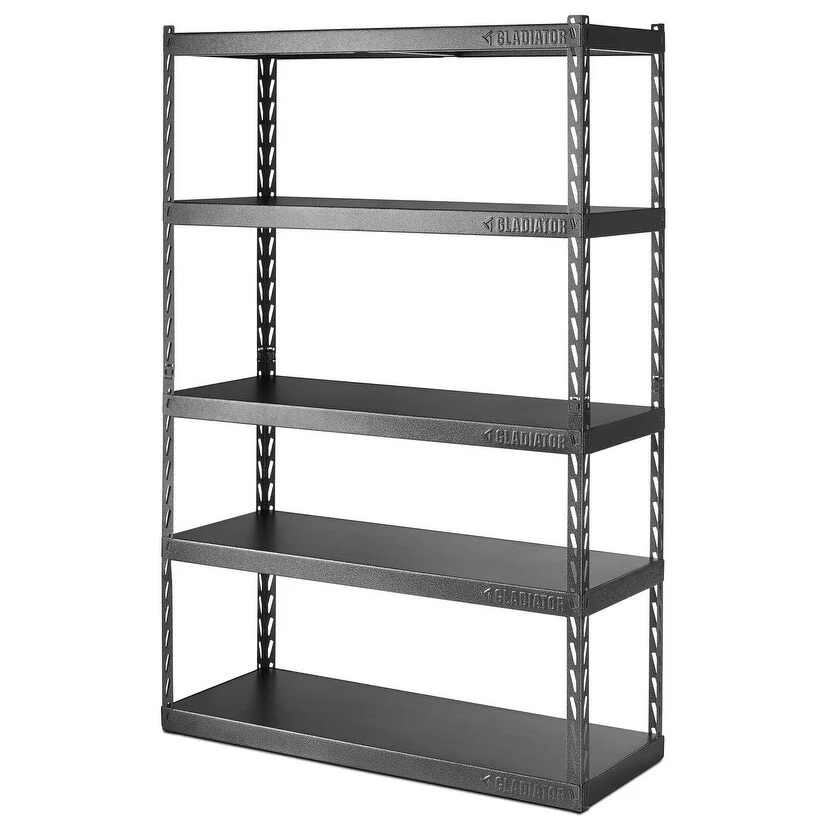 Gladiator GarageWorks 48-inch EZ Connect 5-shelf Rack - 48 w x 72 H X 18 D