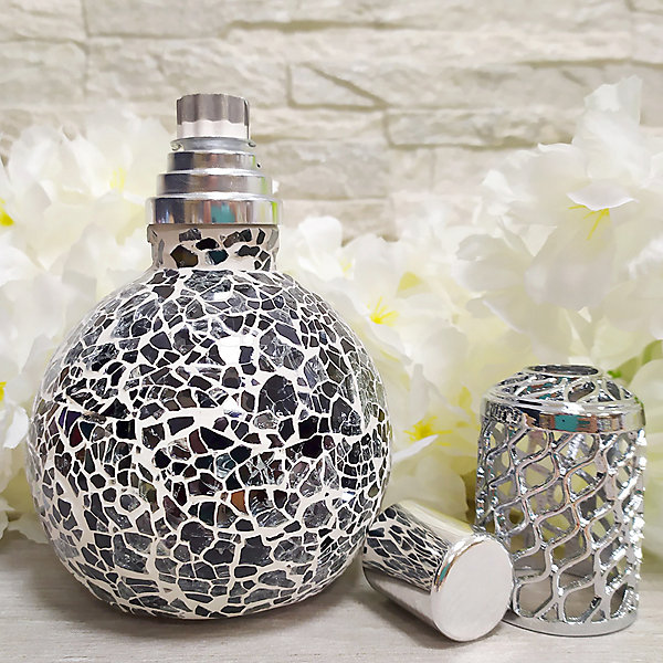 Lampe catalytique Mosaïque Noir   Parfum Lemon Cake 200 ml - élimine les mauvaises odeurs, parfume et améliore la qualité de l'air