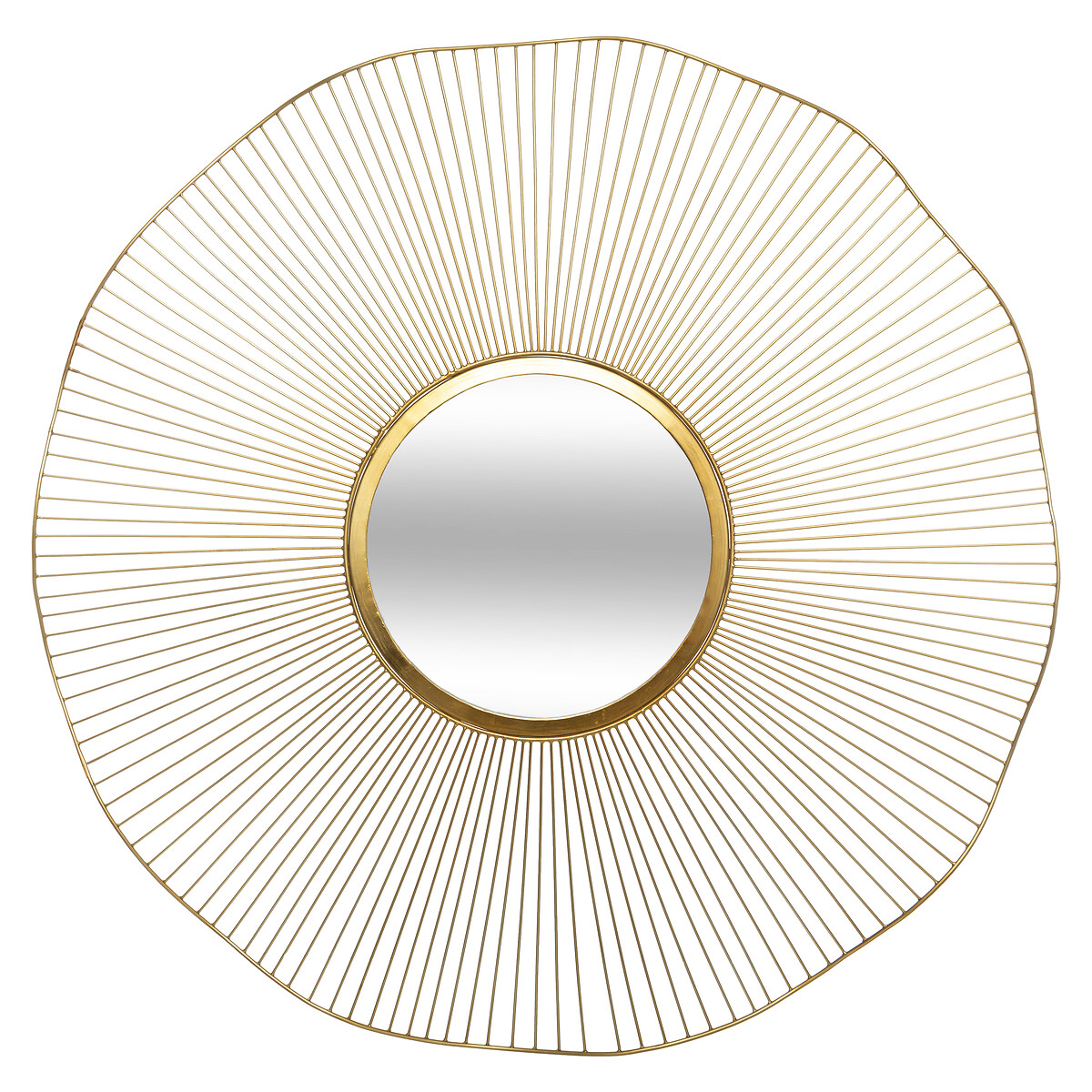 Espelho de parede JODIE dourado 97cm