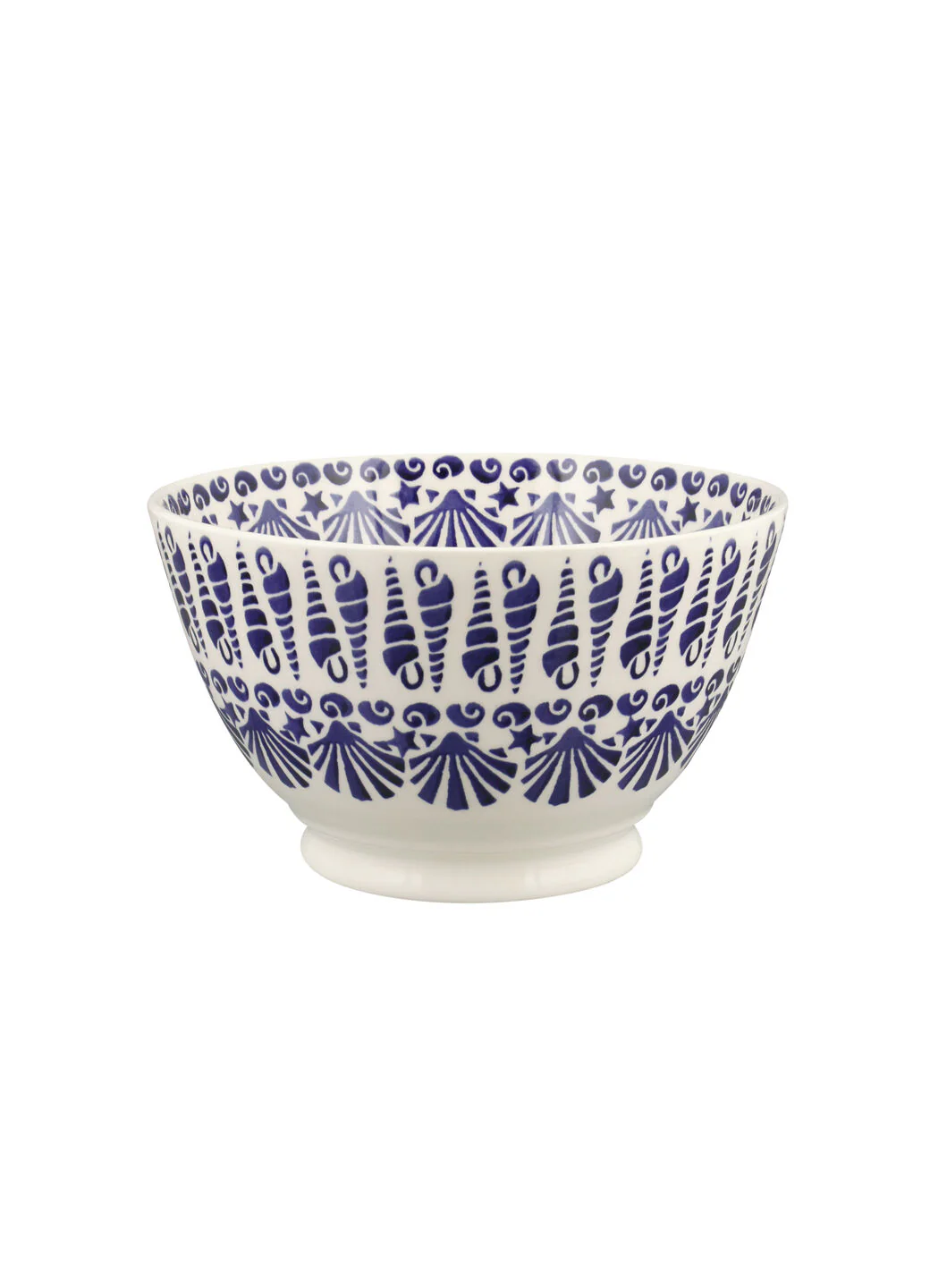 Blue Shells Medium Old Bowl