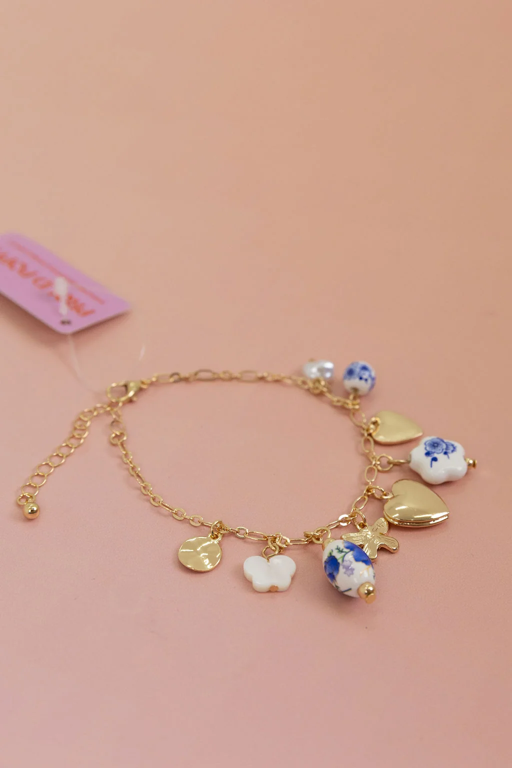 Multi Charm Locket Bracelet