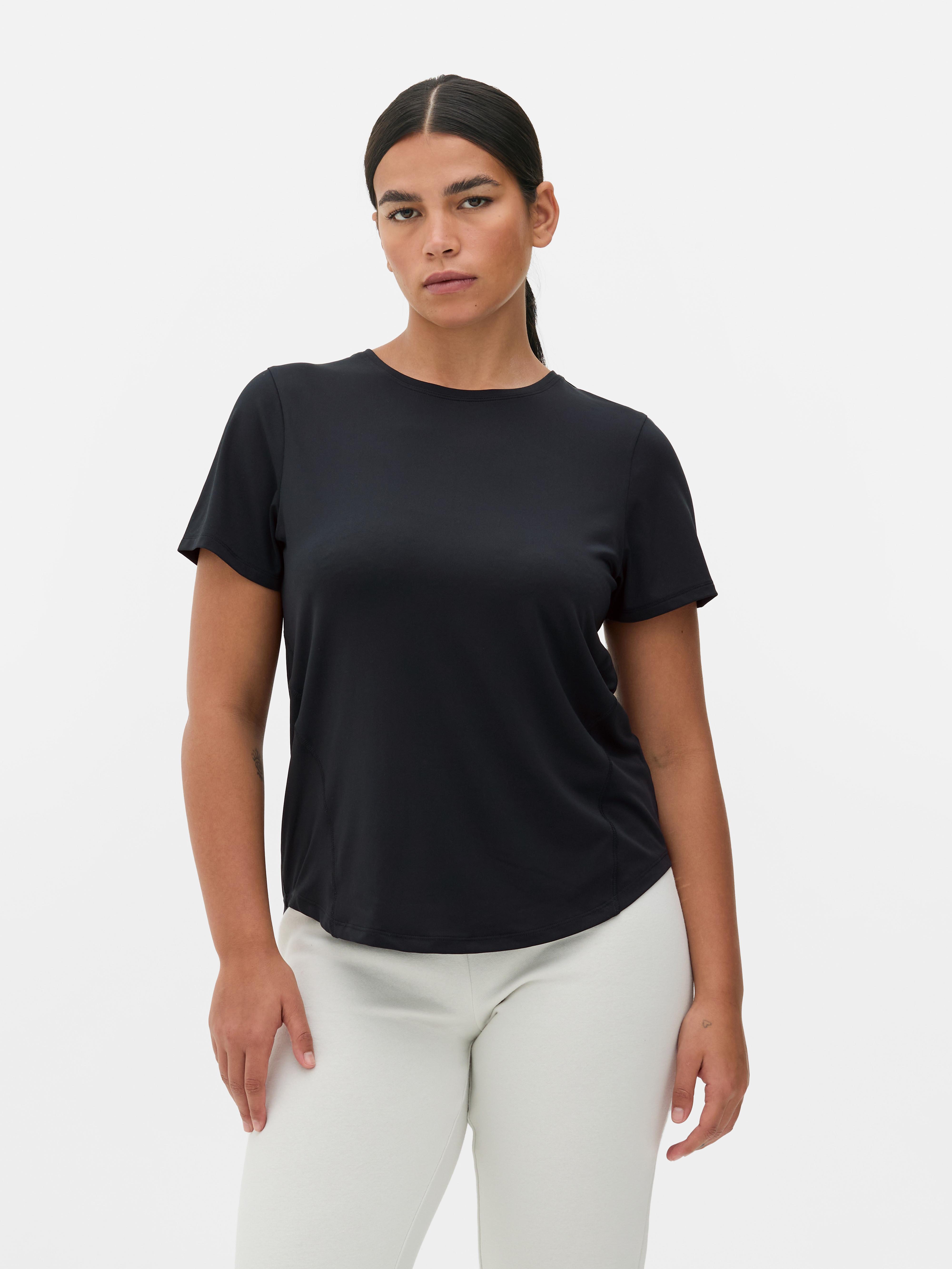 Curved Hem Performance Tee