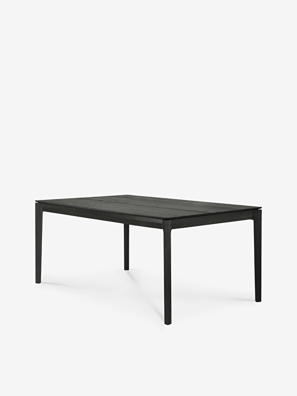 Table bok chene noir 160 cm - ethnicraft noir