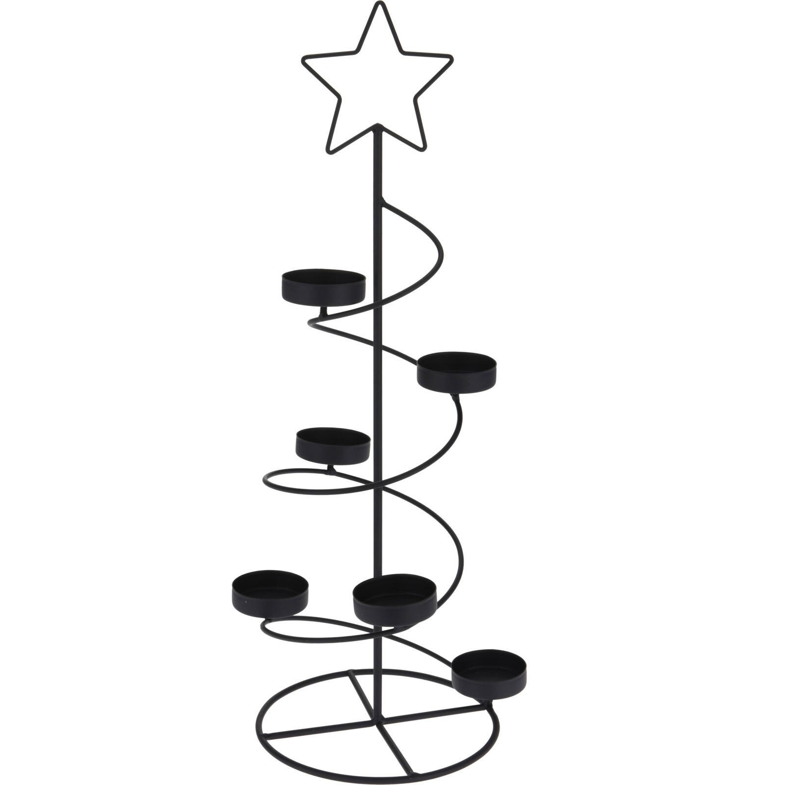 Świecznik metalowy SPIRALE 50 cm