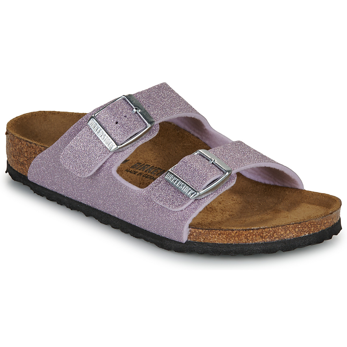 BIRKENSTOCK - Arizona Kids - White / Shiny / Glitter / Faded / Purple