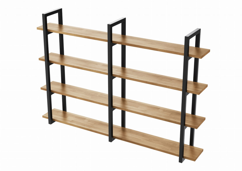 Półka wisząca Industrial Loft Medium D4 R 160cm