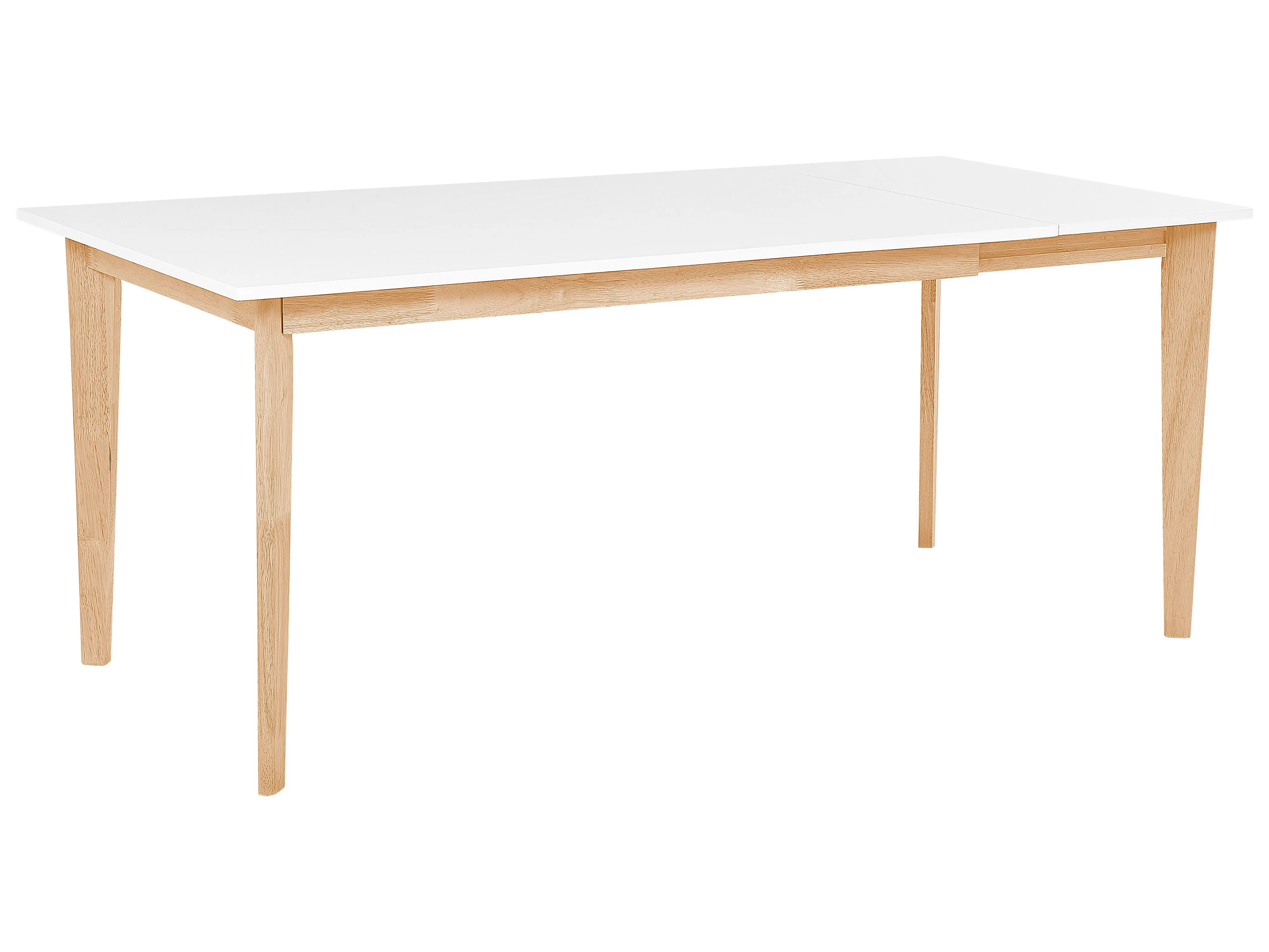 Extending Dining Table SOLA White 140/180 cm 90 cm