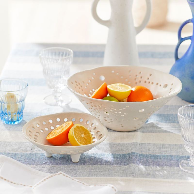 Paloma White Footed Bowl