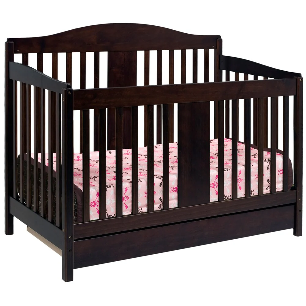 DaVinci Richmond 4-in-1 Crib with Toddler Rail in Espresso