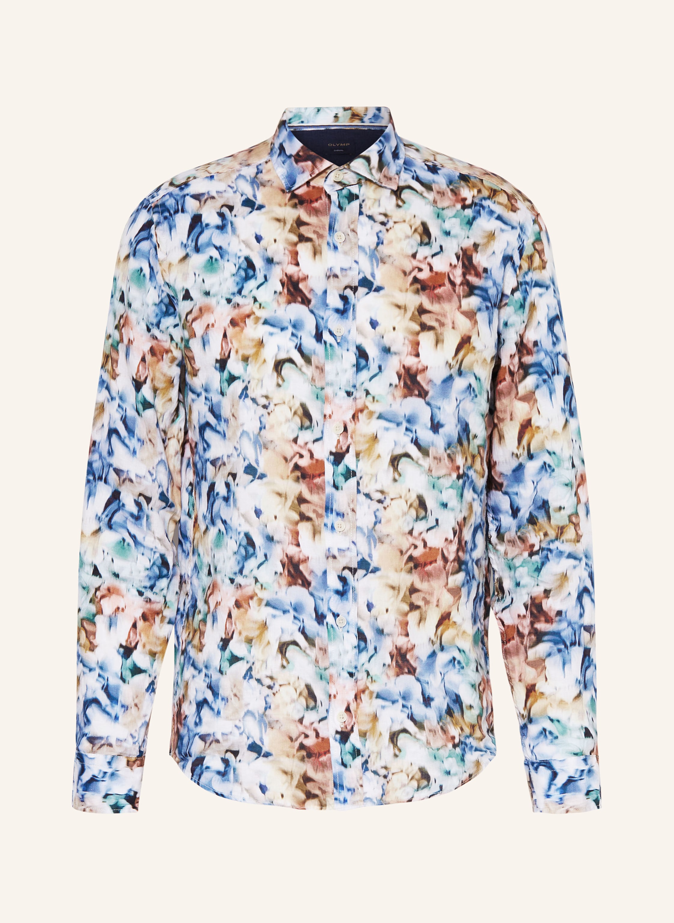 OLYMP Leinenhemd Casual regular fit