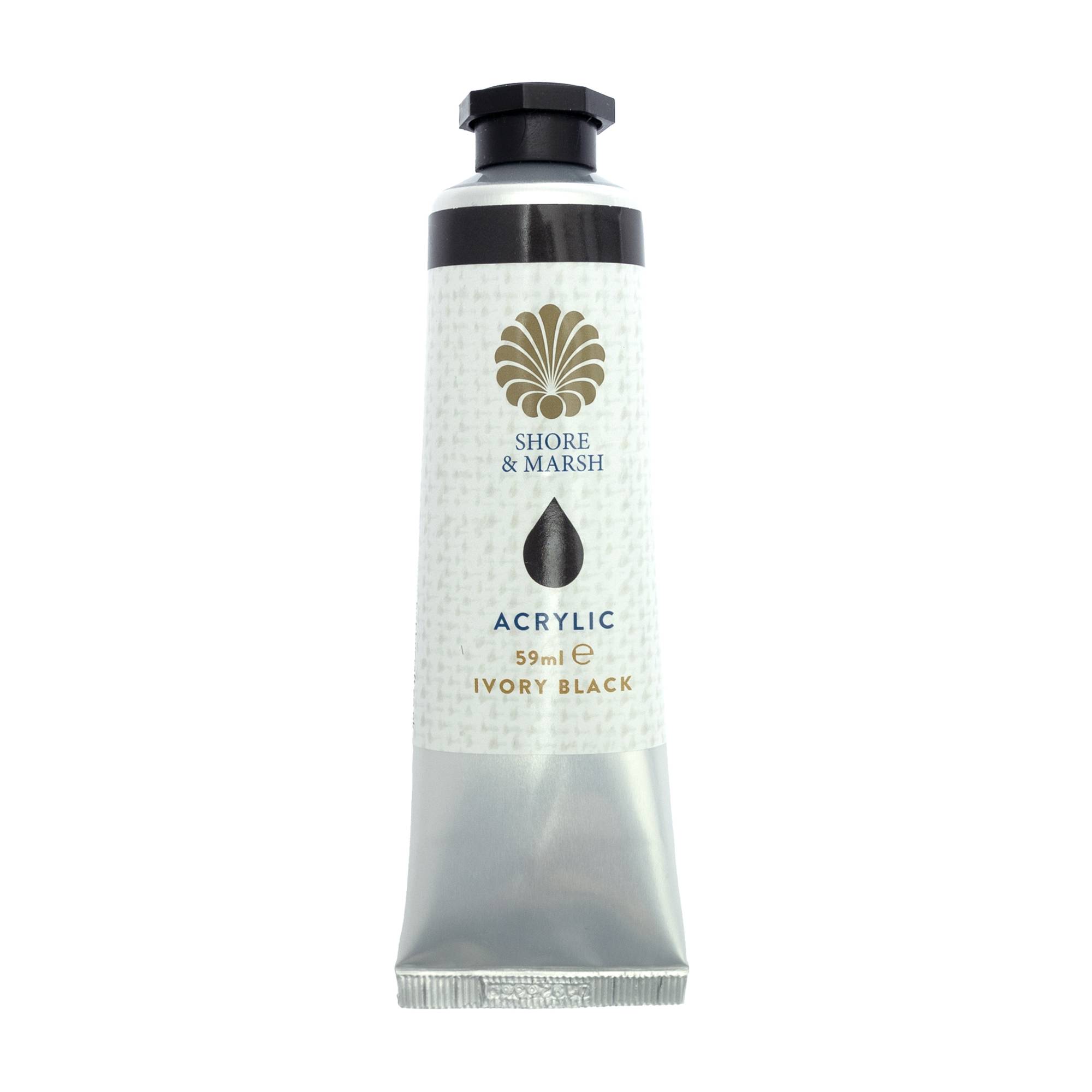 Shore & Marsh Ivory Black Acrylic Paint 59ml