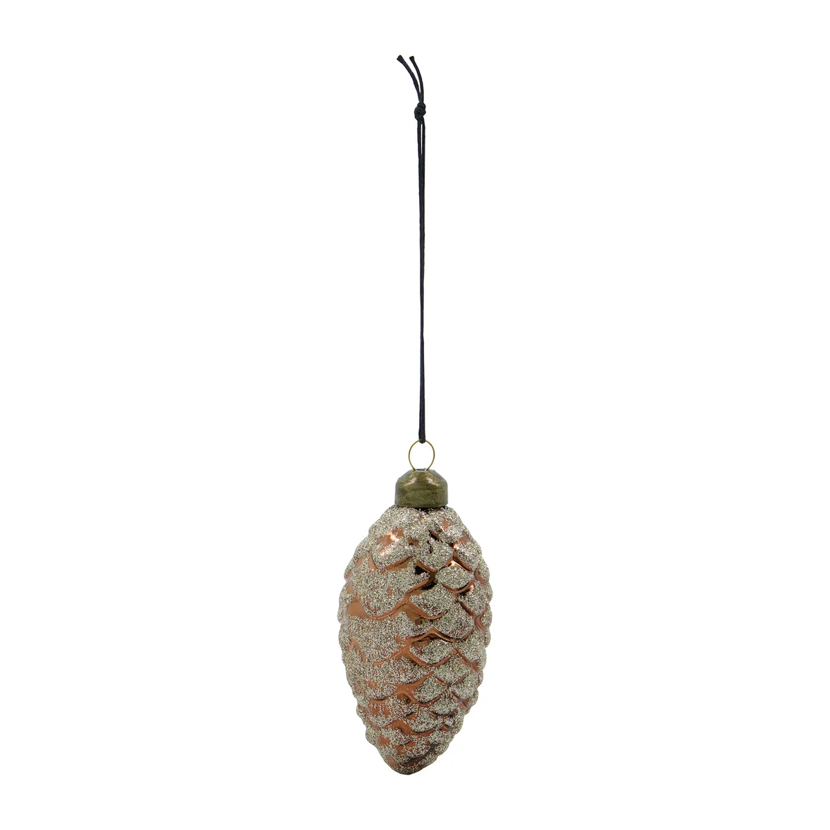 House Doctor - Cona Ornament, H 11 cm, braun (4er-Set)