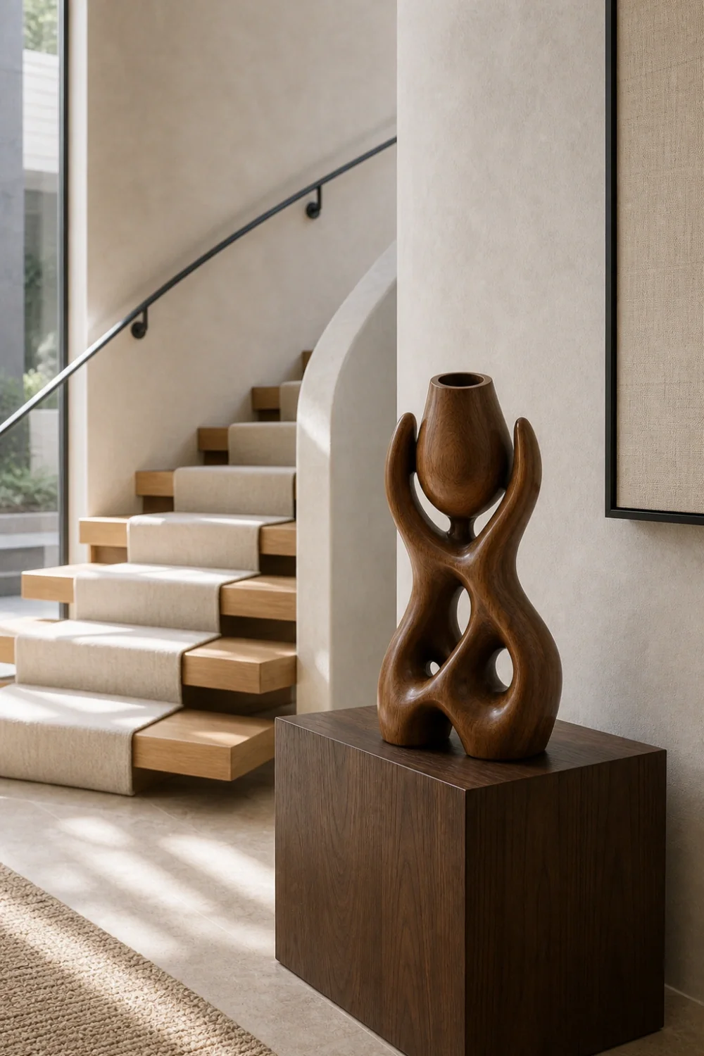 Vase Wood Sculpture #WG110