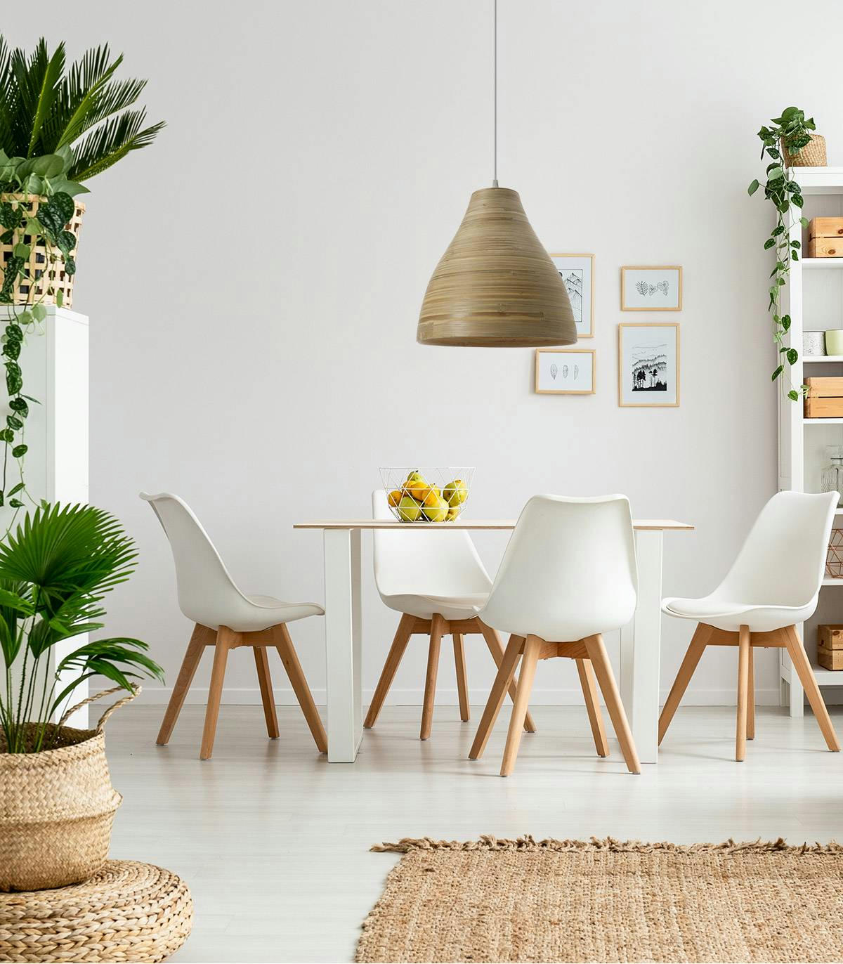 CALCUTA - Suspension en bambou naturel d. 40 cm