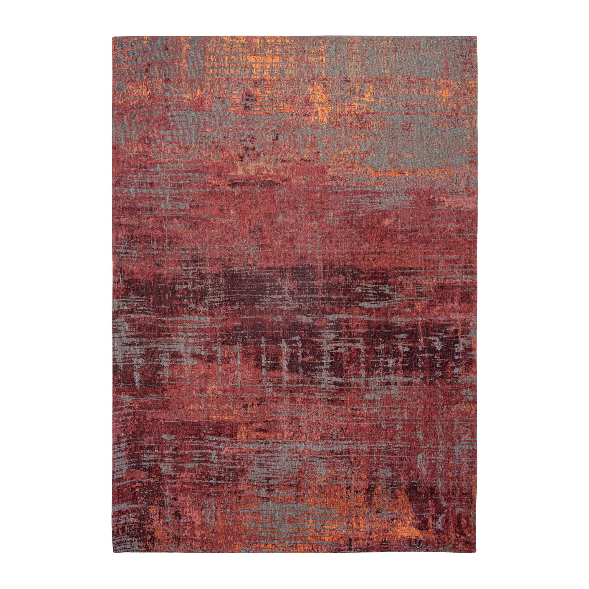 Louis de Poortere Streaks Vloerkleed 280 x 390 cm - Nassau Red